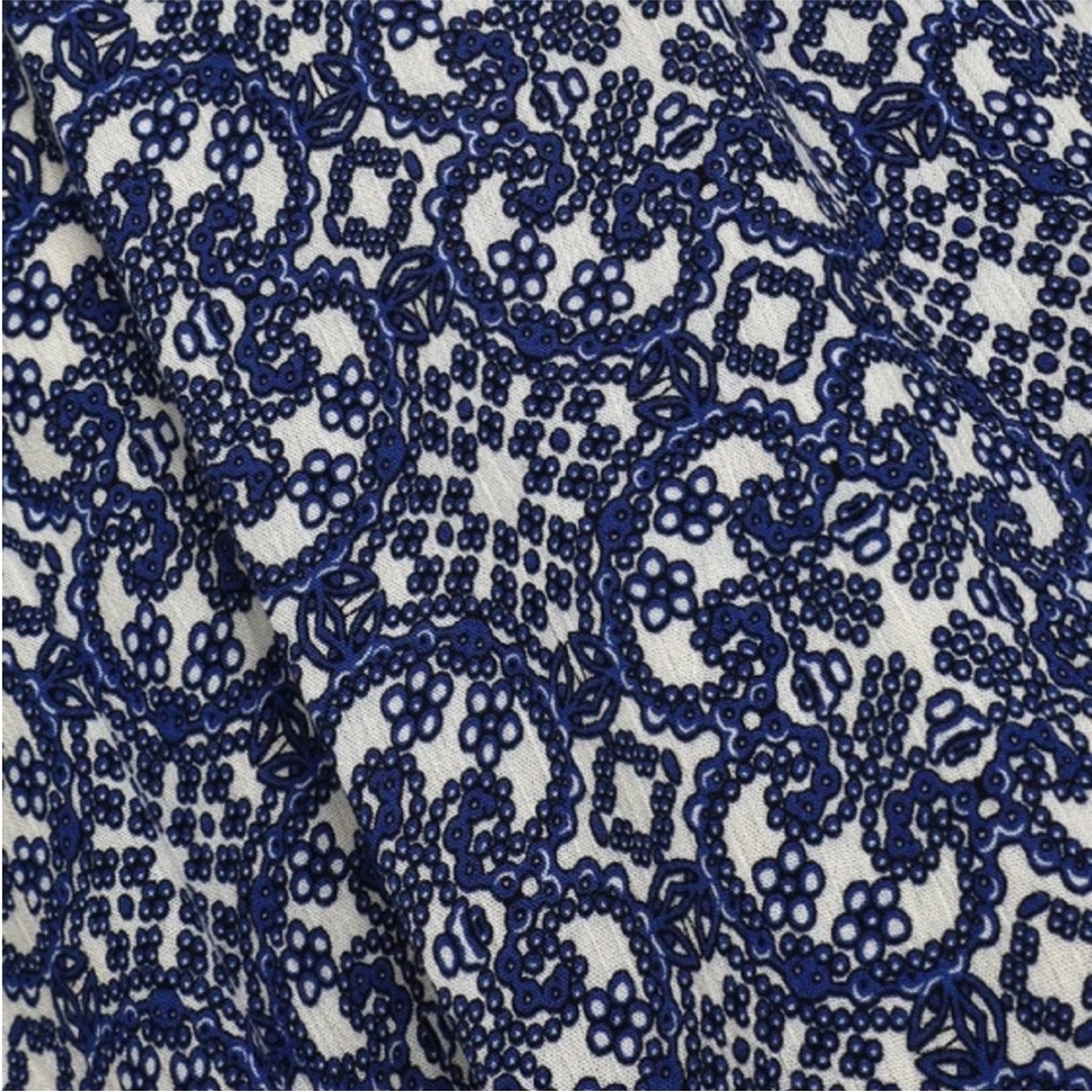 Lulu’s Women’s Mandala Daydream Blue Print Maxi Dress Long Sleeves Versatile - Picture 5 of 5